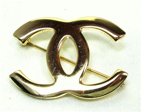 chanel logo brooch replica|knock off chanel brooch.